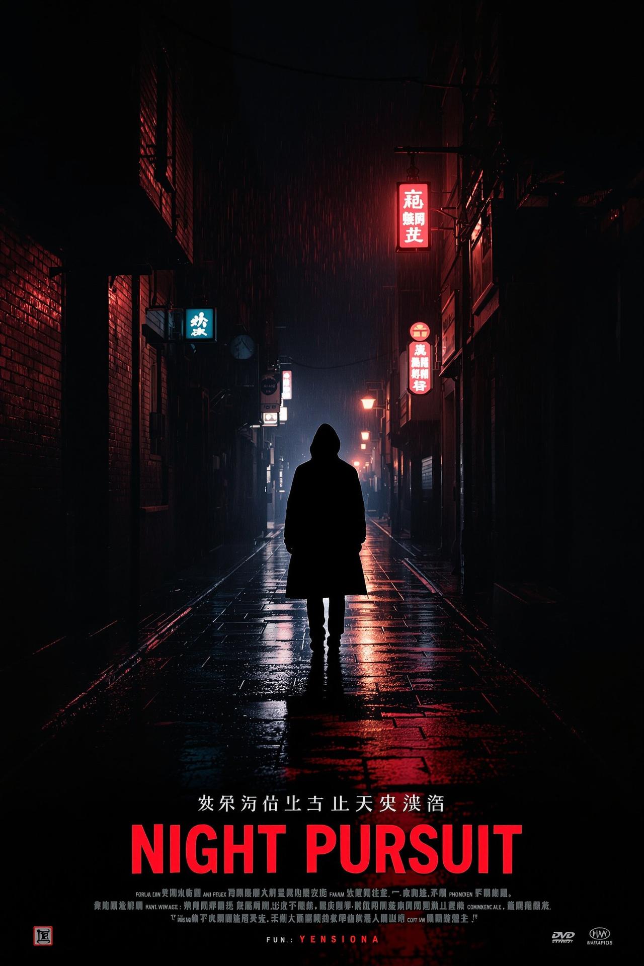 哔嘀影视出品暗夜追凶悬疑电影海报
